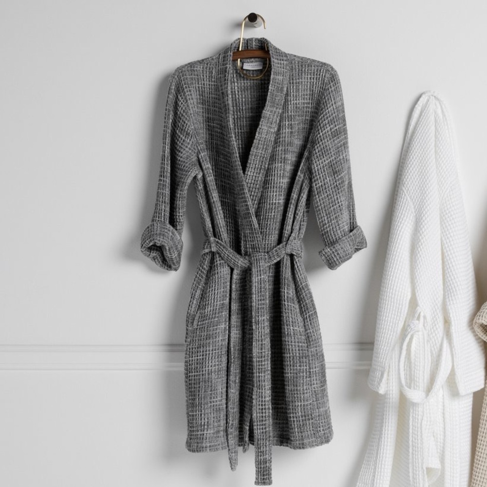 Parachute Waffle Robe in Grey